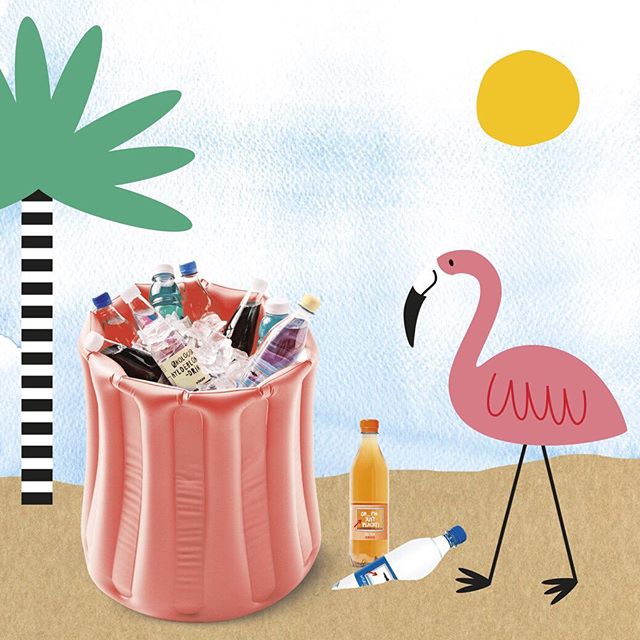 Super Kühltasche zum aufpusten jetzt bei uns! #flyingtiger photo @FlyingTigerCph