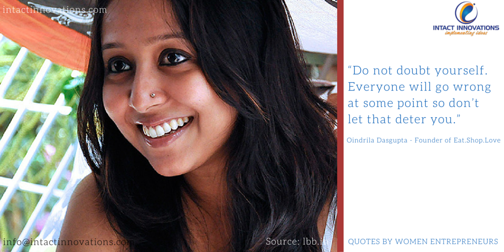 iitplindia's tweet photo. Quotes by Women Entrepreneurs- Oindrila Dasgupta, Founder &amp; CEO @Official_ESL #intactinnovations #WomenInBusin… https://t.co/hLBs5uccp4