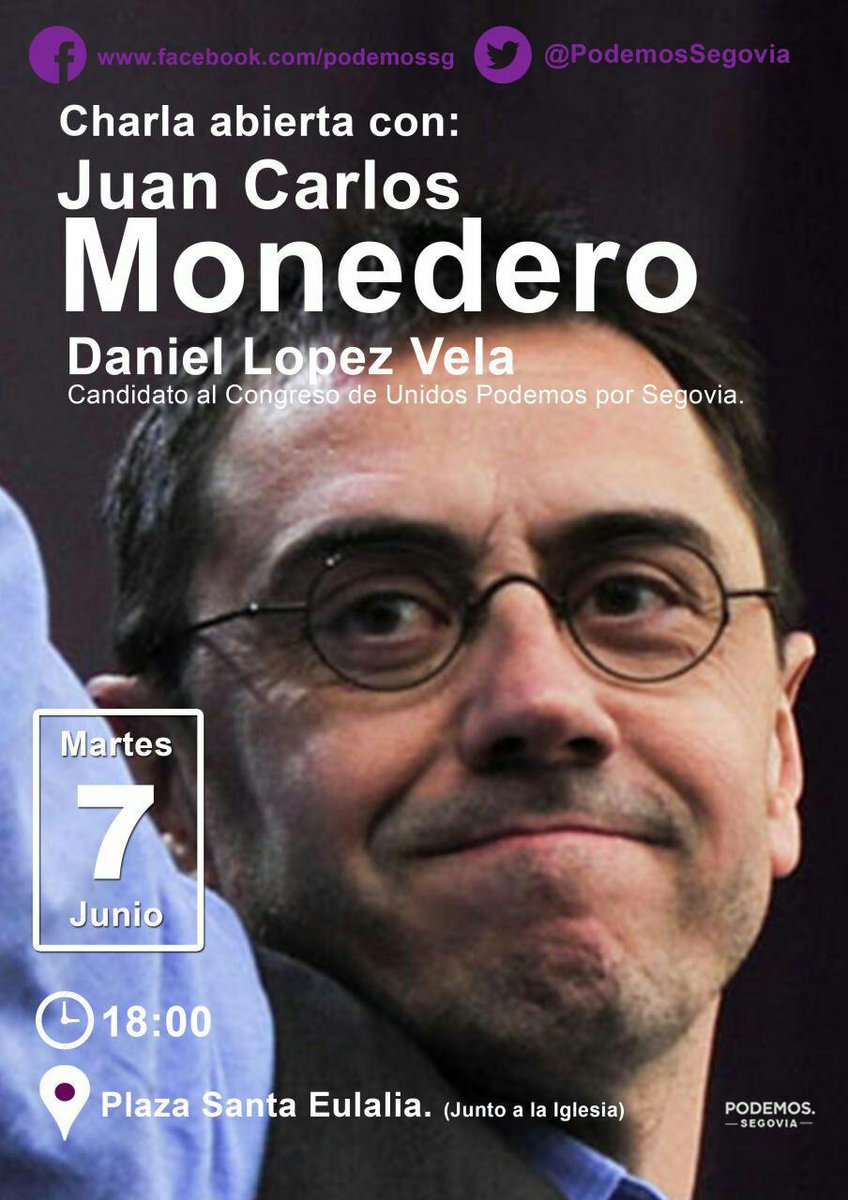 MonederoJC's tweet photo. ¡A Segovia! Nuestra hora trabajada vale un 40% menos que en Europa. Los Borbones, con los dineros fuera. Patriotas. https://t.co/l7ujzV6hqq