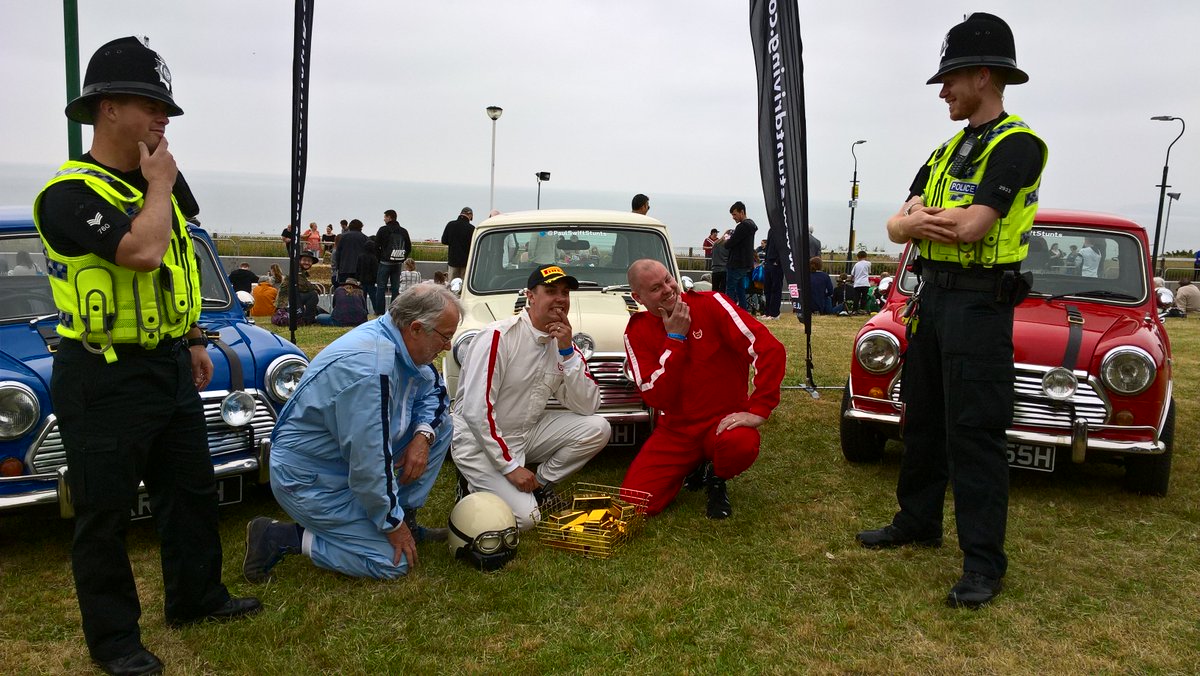 PlatoVideo's tweet photo. Looks like @PaulSwiftStunts had some explaining to do for Bournemouth police last weekend #WheelsFest https://t.co/QP3NH3opPK
