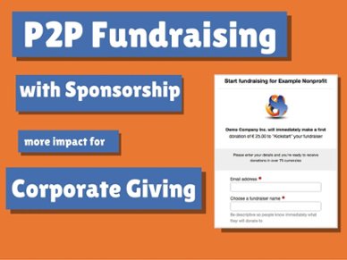 Corporate P2P is the "top philanthropic opportunity" says <a href="/Cone/">Cone</a>.  Free and instant on ammado amma.do/corp-p2p