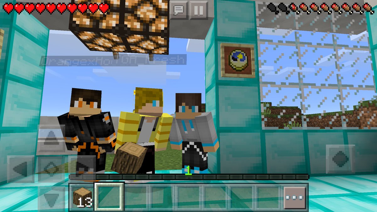 _AirJordan23_'s tweet photo. Dude my SMP, cool🔥 We was Youtubing earlier! #PrivateSMP #MCPE #Minecraft https://t.co/x43aL9Q5jD