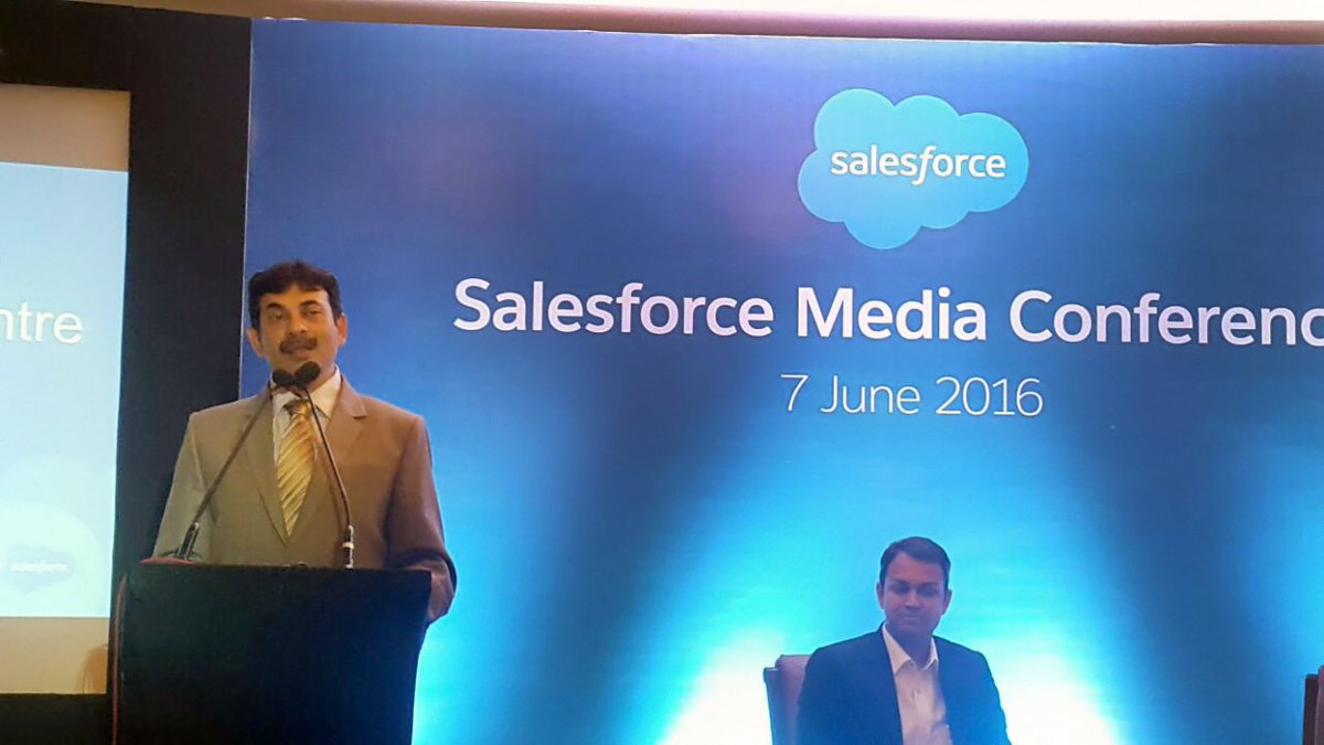 MinisterKTR's tweet photo. CRM major @salesforce announced its Centre of Excellence in Hyderabad and plans to add 1000 jobs by 2020 https://t.co/gGIgMUSWlg