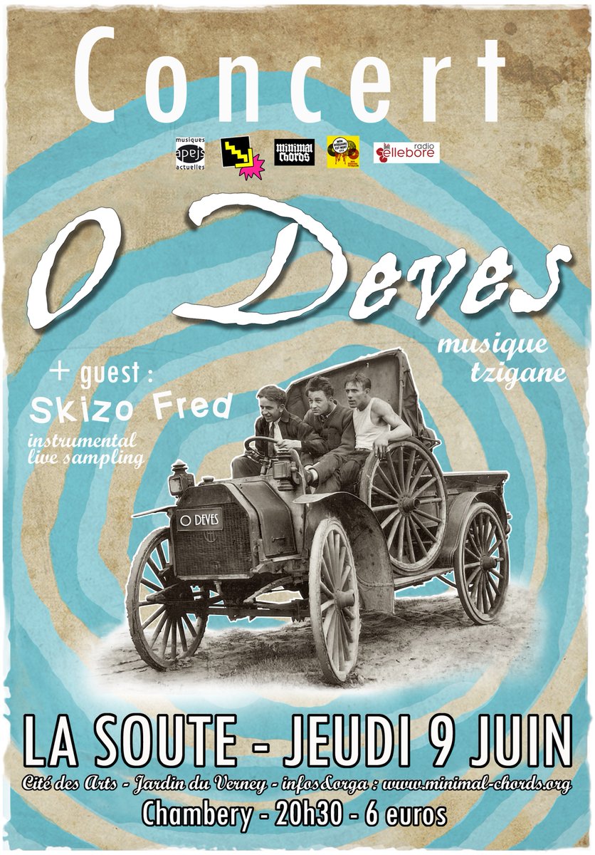 RDV jeudi soir à #LaSoute avec #ODeves pour une soirée musiques tziganes ! ow.ly/sab4300KhhA