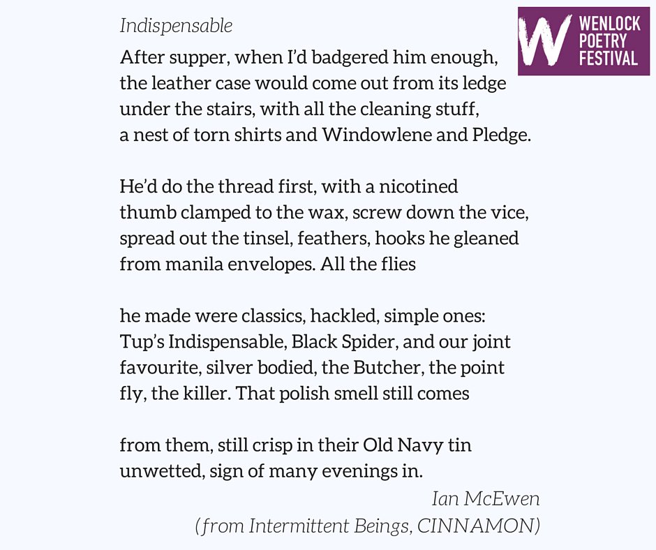 Ian McEwan's sonnet was displayed at Clare Darbyshire Opticians during #WenlockPoetry!