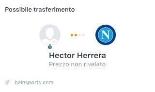 AdelaideGarg's tweet photo. Che sia vero? Napoli vuole Hector Herrera. Via @Onefootball. https://t.co/ckduqiQorr https://t.co/F36jpVvw84