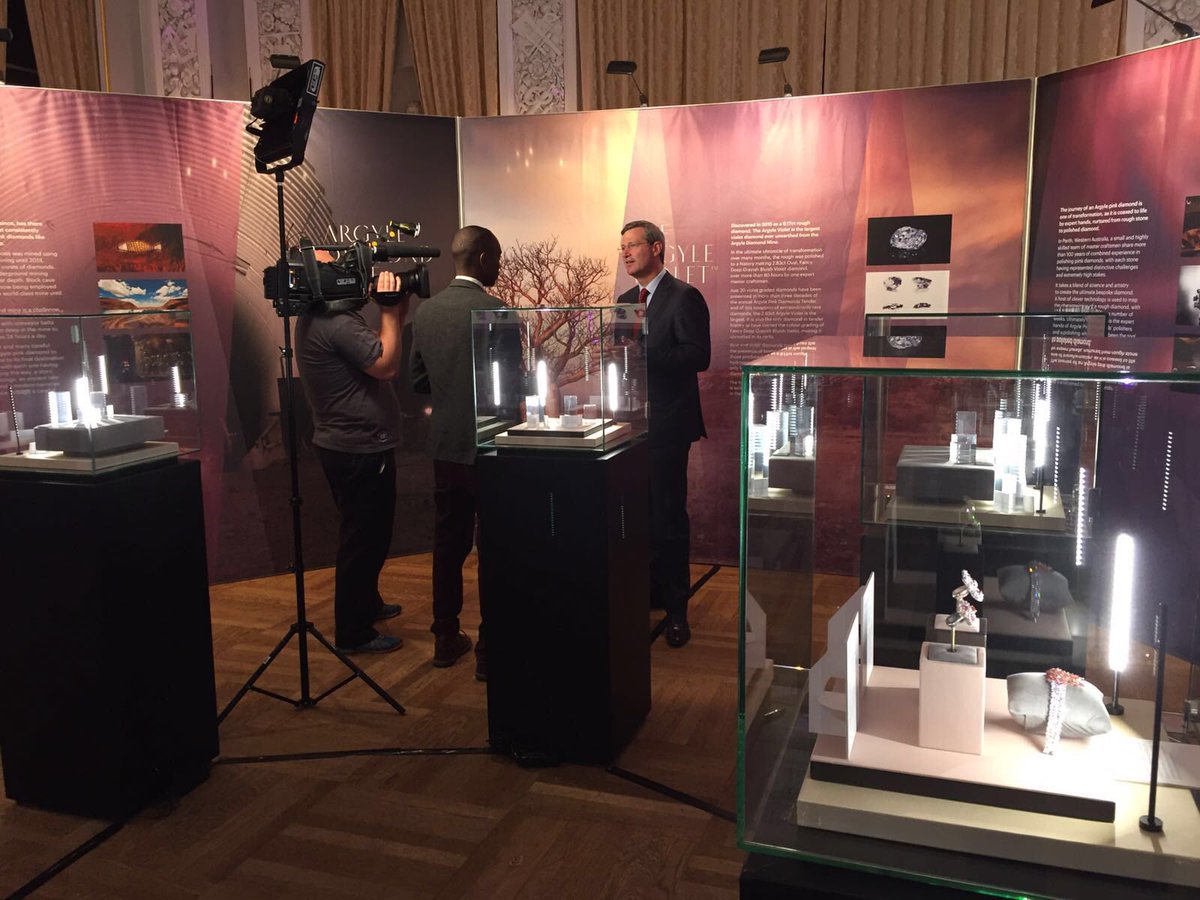Very pleased to unveil the 2016 <a href="/RioTinto/">Rio Tinto</a> Argyle Pink Diamond tender in Copenhagen today
