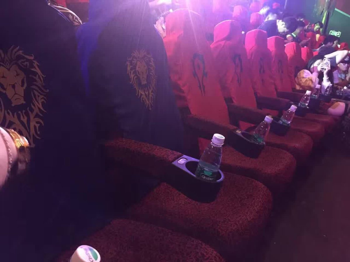 Warcraft movie in China.