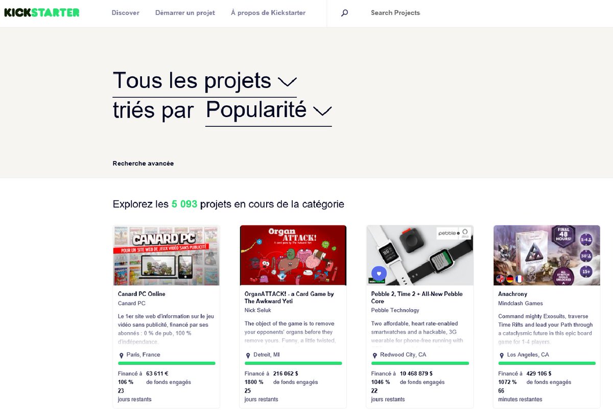 Le Kickstarter de Canard PC, financé à 100%, est 1er en popularité dans le monde entier. Merci à tous nos backers !