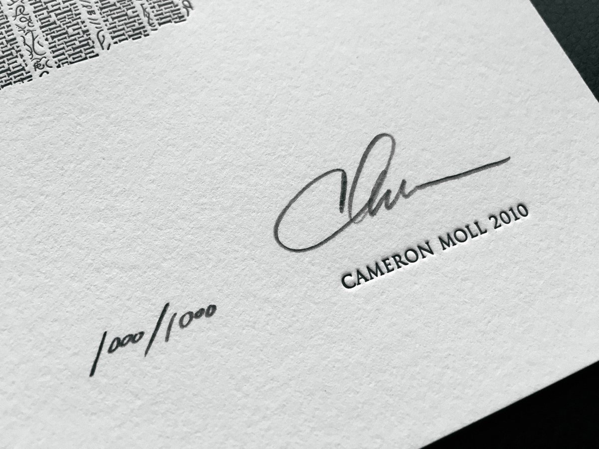 cameronmoll's tweet image. Signed Colosseo #1000 of 1000 is up for auction. Last one forever! ebay.com/itm/2722662618…