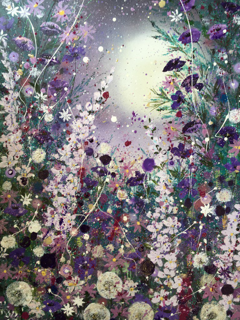 janemorgan700's tweet photo. Finished...large acrylic, inks, acrylic medium and glitter!🌙 https://t.co/4TxlJNx8l0