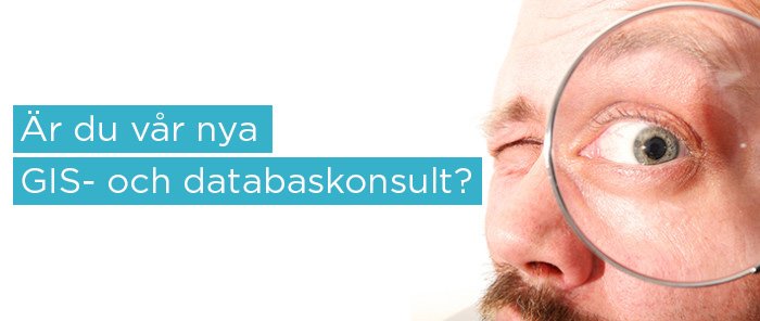 SOKIGOAB's tweet photo. @SOKIGOAB Vi söker en Konsult med GIS- och databaskompetens! https://t.co/QnwYUbed4I https://t.co/S2YGEVkrSD