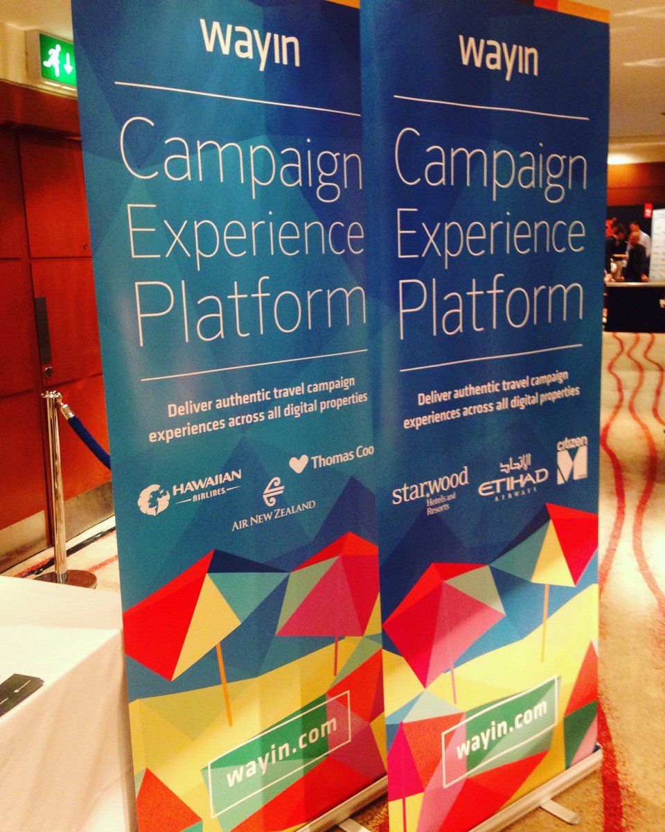 EngageSciences's tweet photo. Had a fantastic first day at #DigitalTravel in London, although our banners are making us long for the sea and sun! https://t.co/vgp0adXlJy