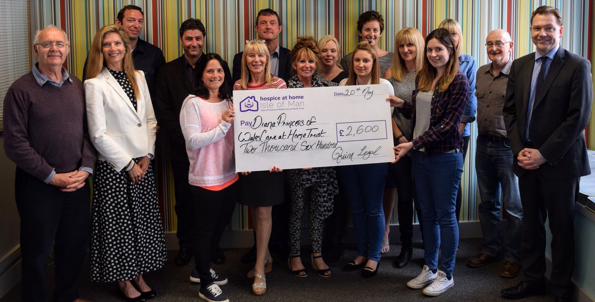 QuinnLegalIOM's tweet photo. We presented a £2600 cheque to Hospice at Home trustees back in May! https://t.co/g76WwCtB43 #teamql #peoplematter https://t.co/pyPoEjjJY5