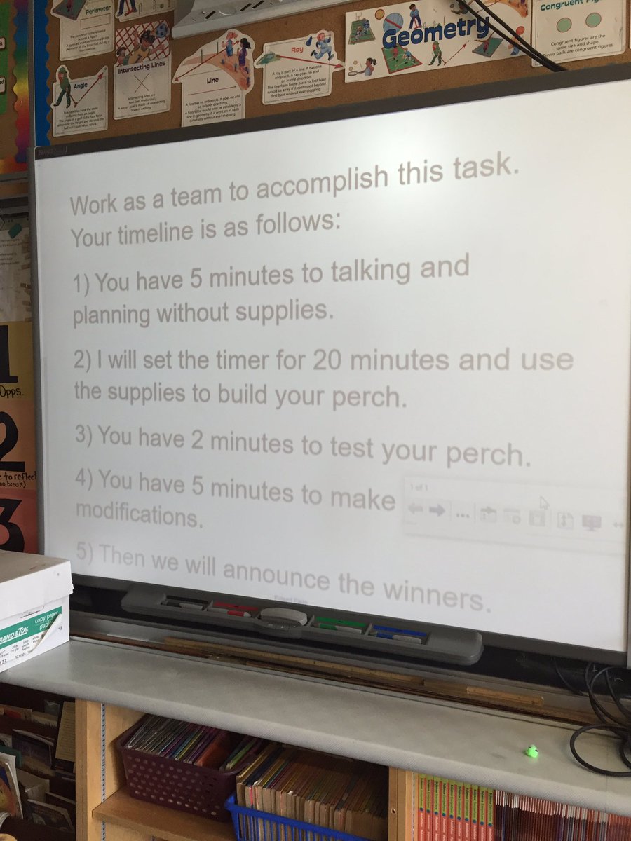msasully's tweet image. STEM challenge in grade 6 @CobblestoneES #highlevelthinking #groupwork @zumbatwin
