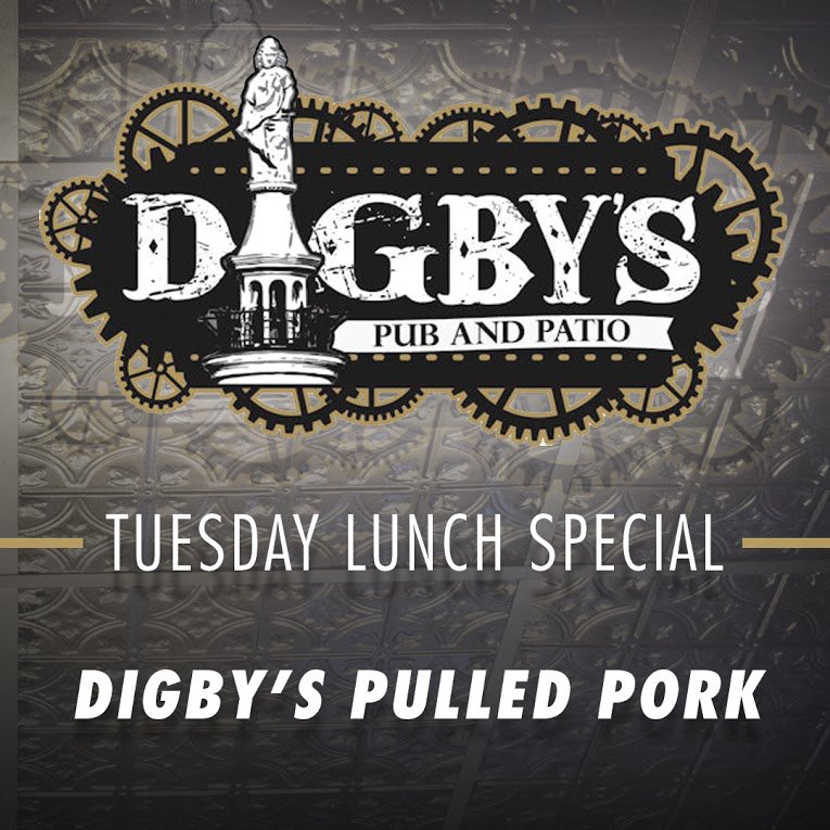 It's Tuesday! Come in and try our weekly special: #Digby's Pulled Pork!