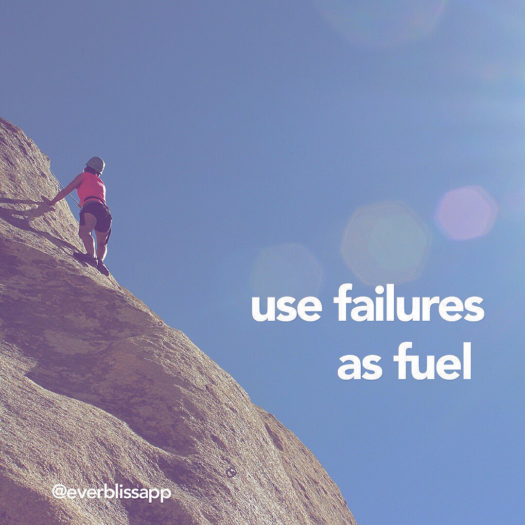 If you're learning about yourself, there are no real failures.