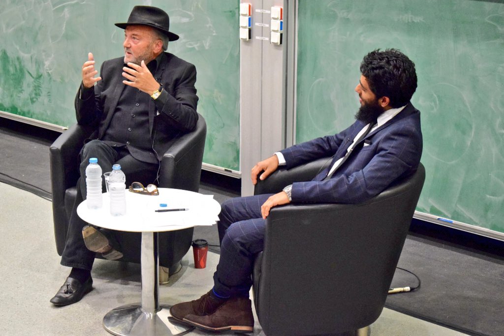 theyorkx's tweet photo. Great event last night with @georgegalloway and our host @Akul_P the videos will be uploaded soon #YorkX https://t.co/BTqtJfOh97