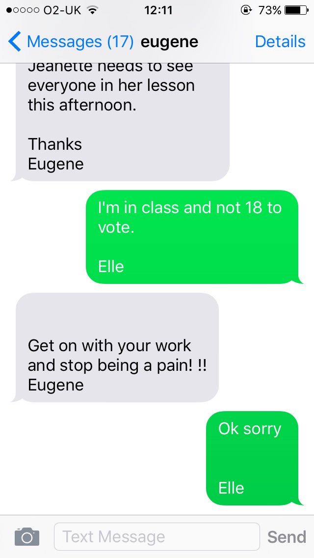 elledommett's tweet photo. loving with the lecturer https://t.co/81eueKTJSR