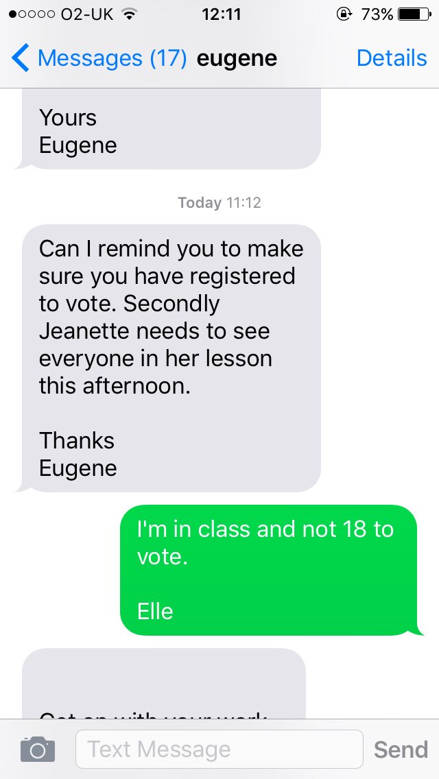 elledommett's tweet photo. loving with the lecturer https://t.co/81eueKTJSR