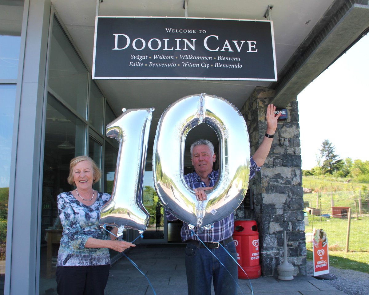 doolincave's tweet photo. We officially turned ten over the weekend, thanks to all who came to visit. #10yearsopen #doolin #wildatlanticway https://t.co/jC70X9b0KZ