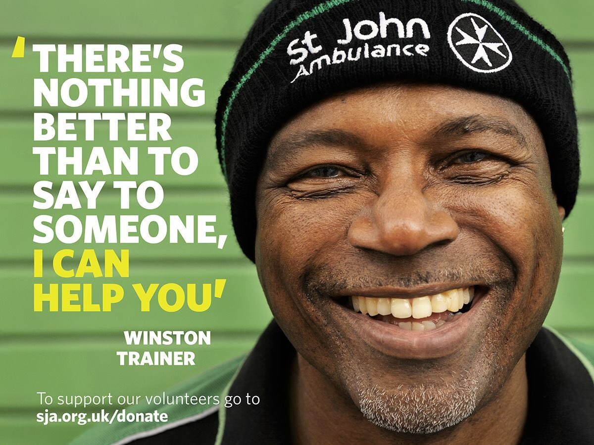 Volunteers like Winston are the very essence of what St John Ambulance is all about. #VolunteersWeek #Mysjaday