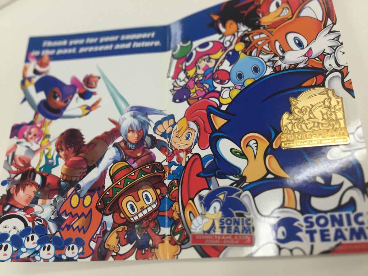 超希少ソニックチーム　セガ統合記念非売品ピンバッチ 超希少ソニックチーム セガ統合記念非売品ピンバッチ SEGA | ソニック