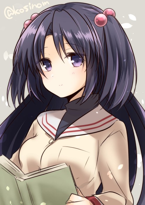 「ひらがなみっつでことみ。」|こしののイラスト