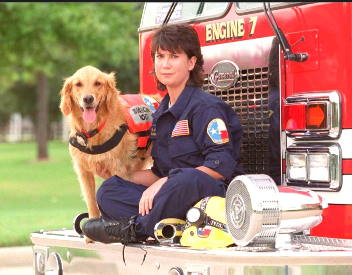 16 y.o. retired <a href="/fema/">FEMA</a> Texas TF1 #K9 "Bretagne", the last surviving Ground Zero Search &amp; Rescue dog, has passed #RIP