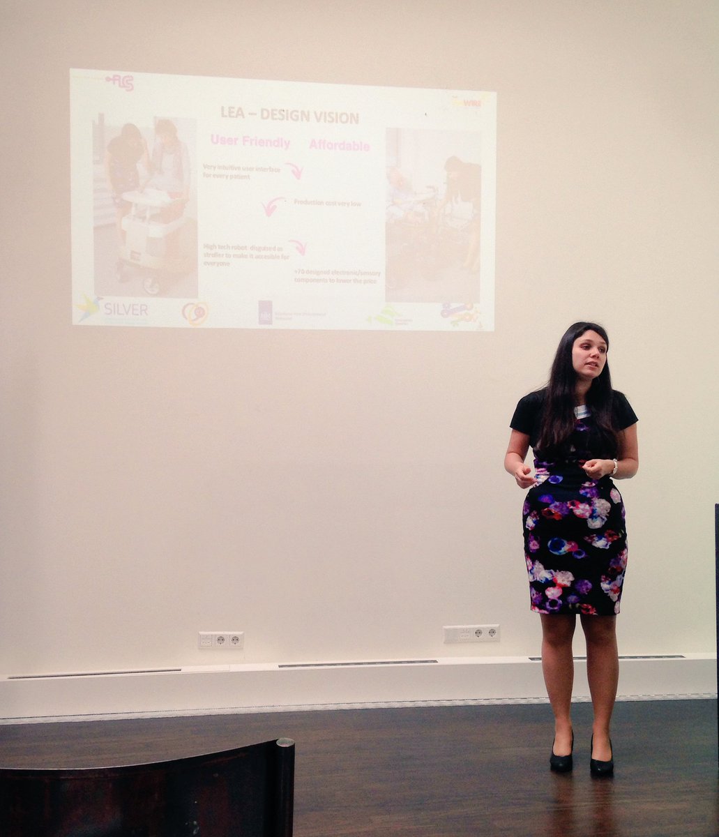 SILVERPCP's tweet photo. #ehealth Silver #PCP @RobotCareSystem Maja Rudinac started LEA by interviewing elderly to make a useful robot. https://t.co/RfRRASKguf