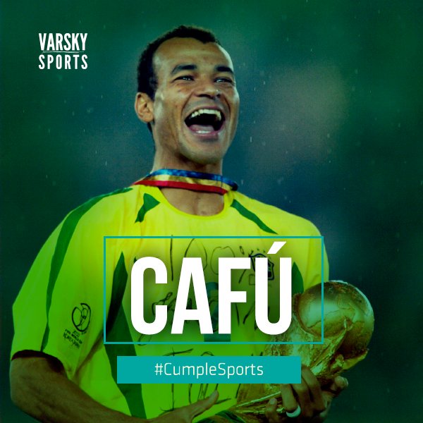 VSportsTM's tweet photo. Es la tapa del manual del lateral. Ganó Libertadores-Intercontinental-UCL-Mundial y más. #CumpleSports Cafú. CRACK! https://t.co/wAAnKeigGT