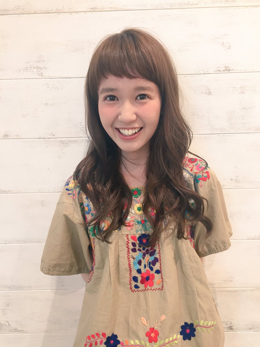 しばさき 柴田紗希 No Twitter New前髪ヘアー アシンメトリー
