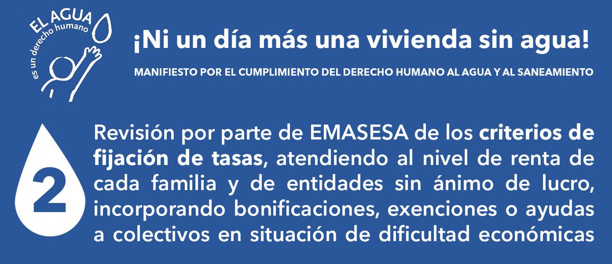 rojosevillano's tweet photo. Que @emasesa aplique criterios de renta en sus tasas #NingunaViviendaSinAgua https://t.co/XQrqjFRm10