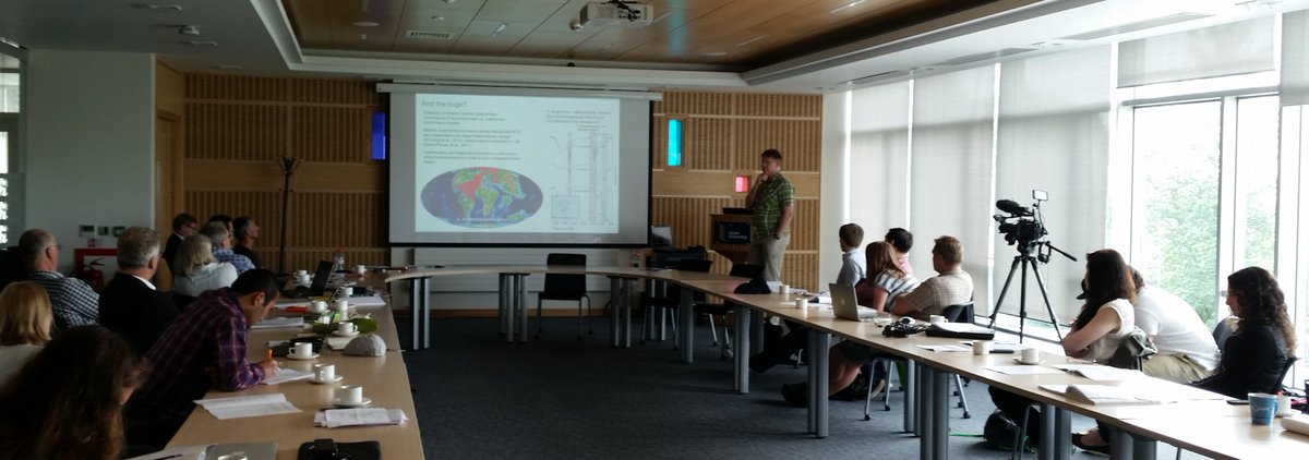 GLANAM1's tweet photo. On the synergies between @GLANAM1 and #petroleum  industry @Statoil. Thanks to our industry partners! #phdlife https://t.co/EXZ5E0ftWu