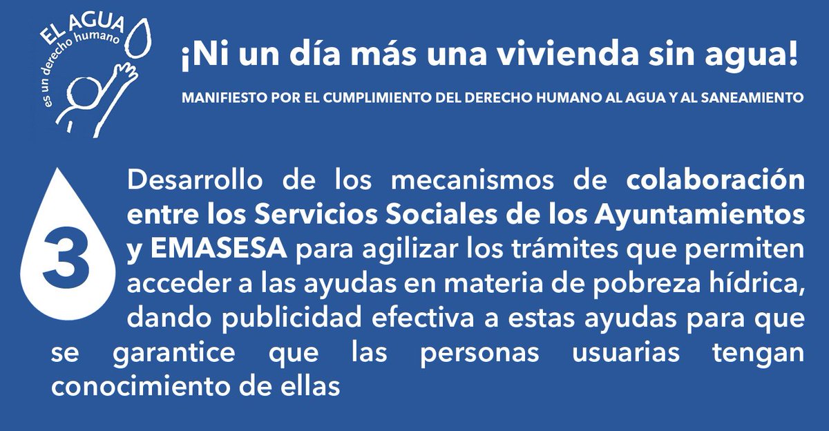 rojosevillano's tweet photo. Agilizar los trámites en @emasesa para acceder a las ayudas en materia de pobreza hídrica #NingunaViviendaSinAgua https://t.co/YTKzudjpWu