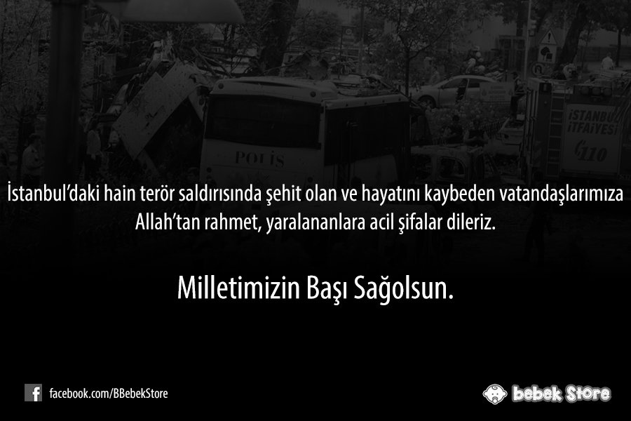 BebekStore's tweet photo. #terörelanetolsun #terörartikbitirilmeli #terör #istanbul #vezneciler #birlikzamani #şehit #polis https://t.co/Bcm130V9BA