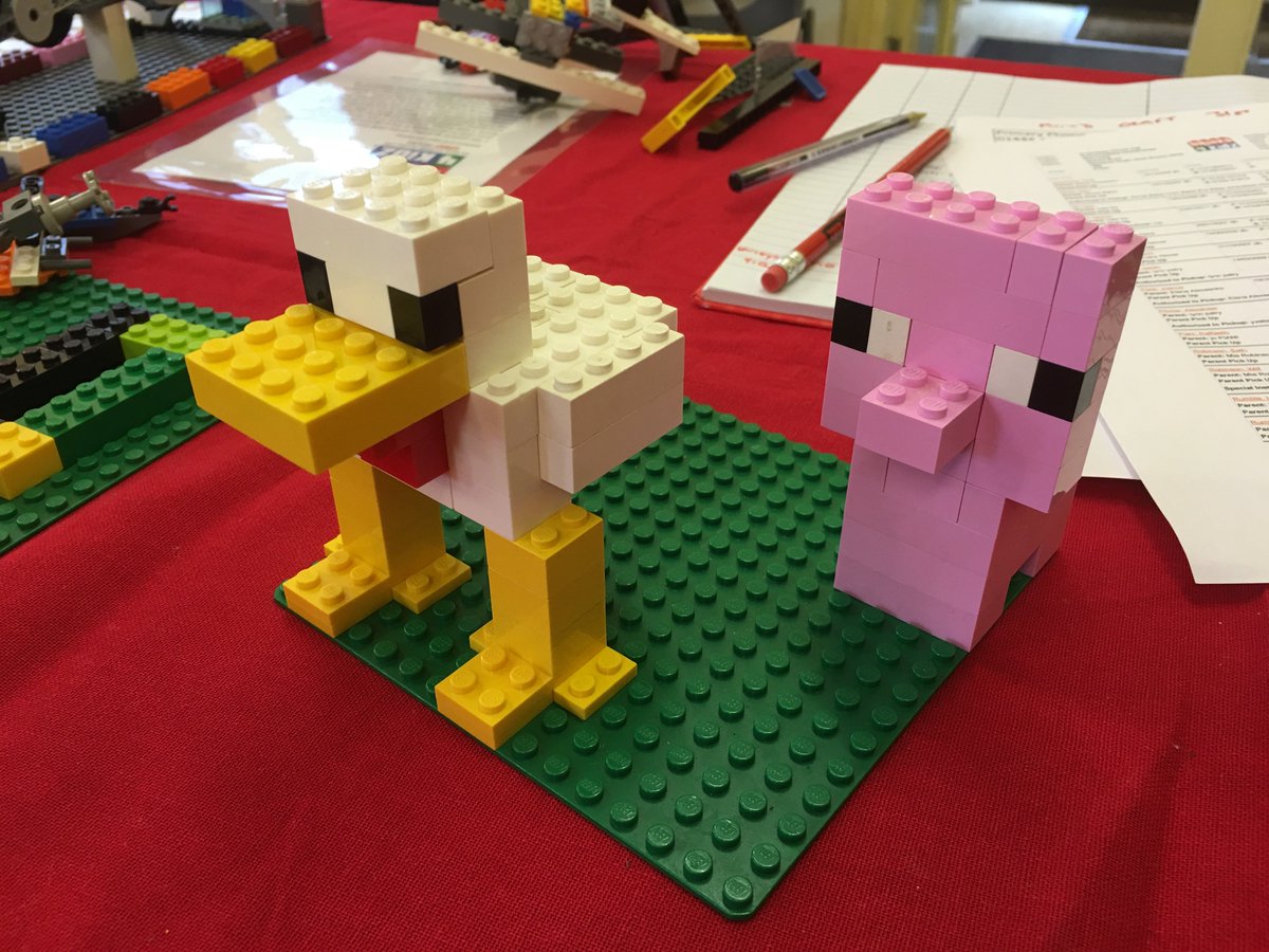More <a href="/Minecraft/">Minecraft</a> figures... it's the chicken and the pig!