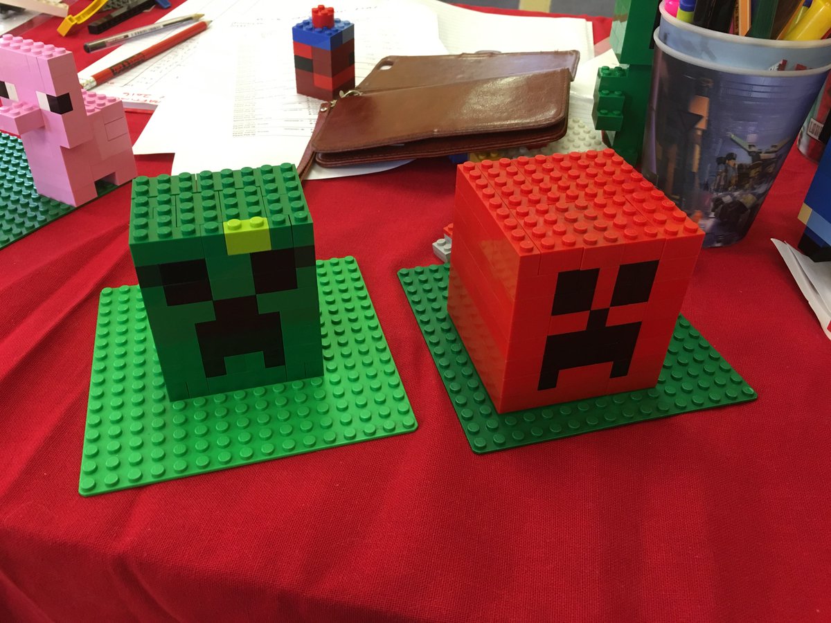 Maybe he's unhappy because we ran out of green <a href="/LEGO/">Lego</a> bricks at our most recent <a href="/Minecraft/">Minecraft</a> tribute camp...?