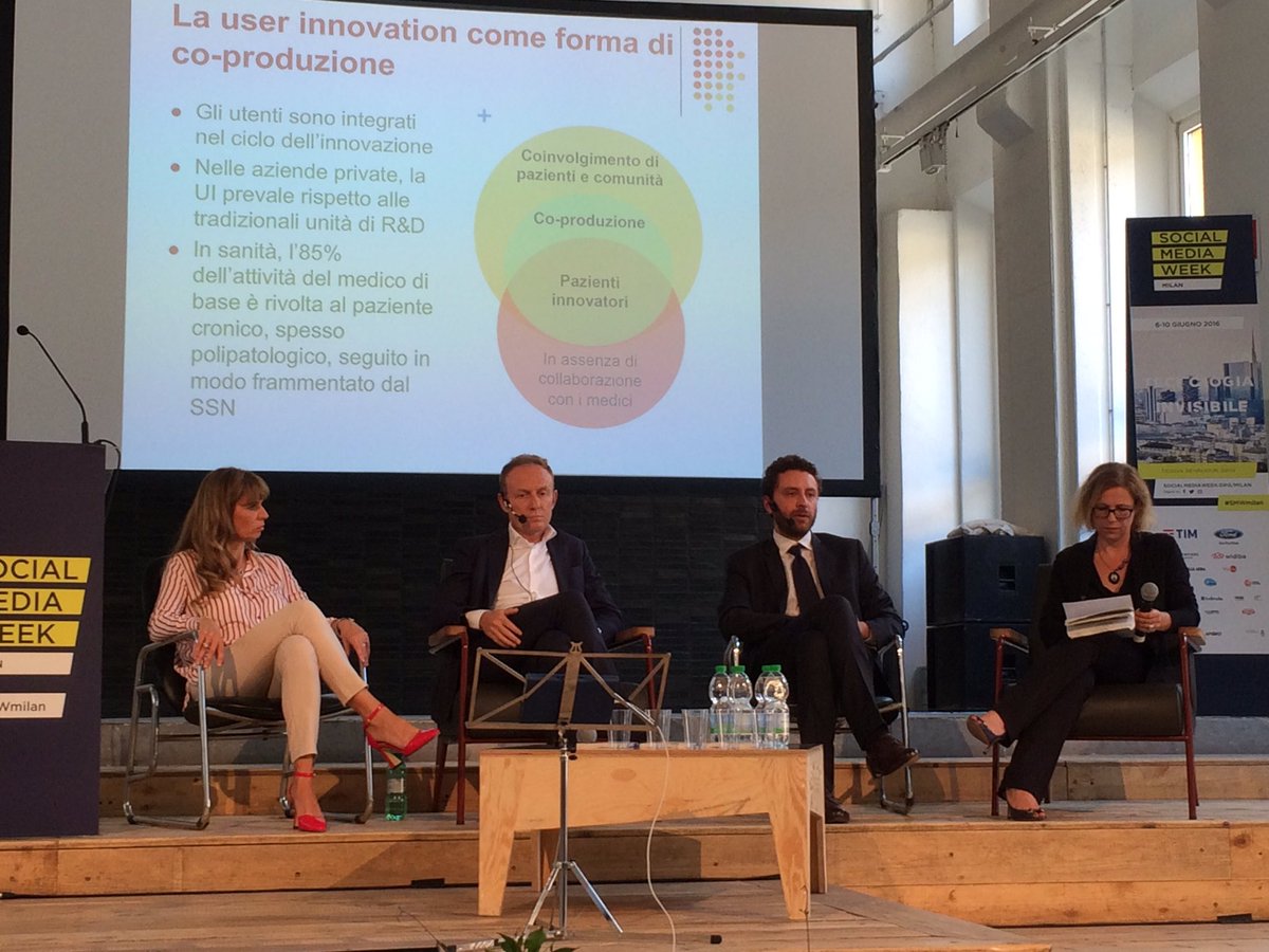 bertonematteo's tweet photo. L'innovazione generata dai pazienti: ne parla Andrea Bonomi Savignon alla #SMWmilan https://t.co/3YTffi1llp