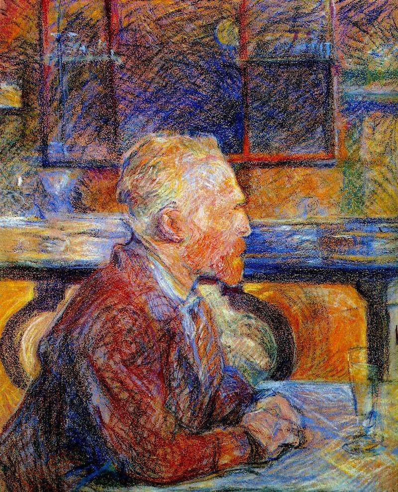 Genius Van Gogh is the one who would we call photogenic nowadays. Van Gogh by Henry de Toulouse-Lautrec #vangogh