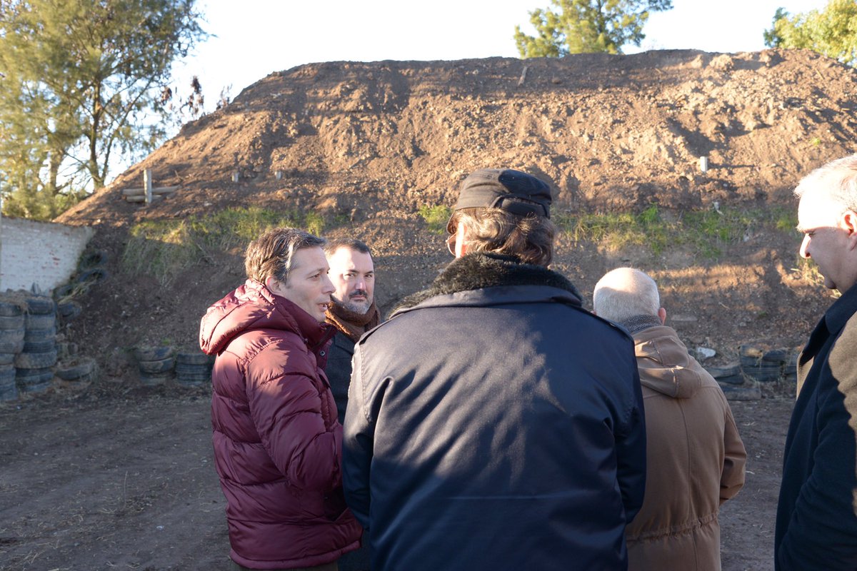 Estamos construyendo un Polígono Municipal de Tiro para la #PoliciaLocal Recién recorrí las obras.