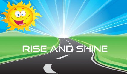 Brown_Logistics's tweet photo. It is time to rise and shine. Enjoy your day and let's help America thrive. Be prompt, professional, and courteous. https://t.co/d2lumxv7f2
