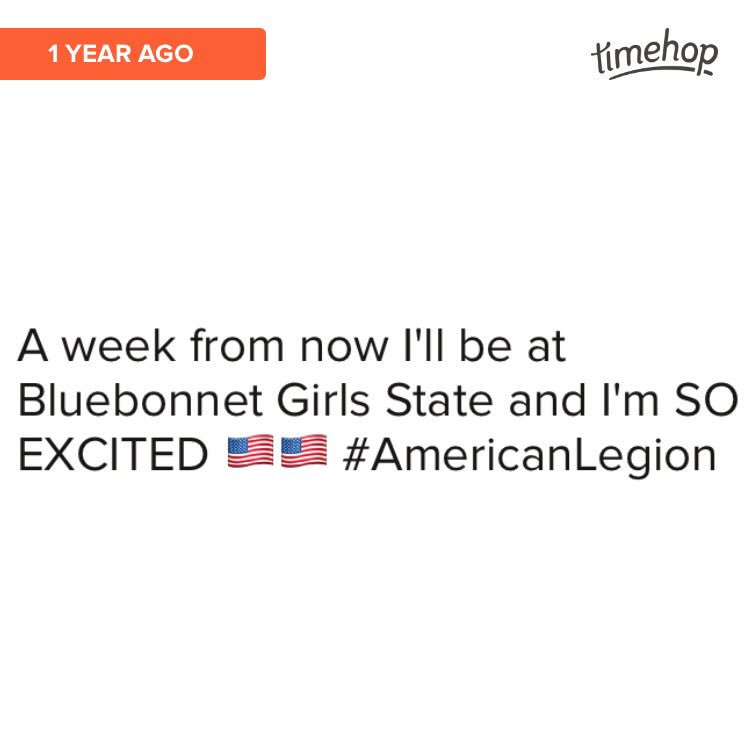amazin_grace88's tweet photo. 😭😭😭 I owe my interest (well, passion really) in government & politics to Girls State ❤️🇺🇸 #CityE https://t.co/xVVImmDQQo