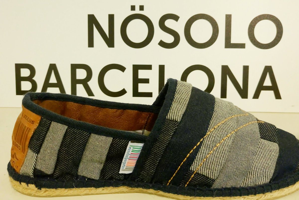 enricbayon's tweet photo. Descubrimiento de hoy. Enamorado de estas #alpargatas de @nosolobarcelona #MadeInBcn chulísimas! https://t.co/9H0eAgSiyv