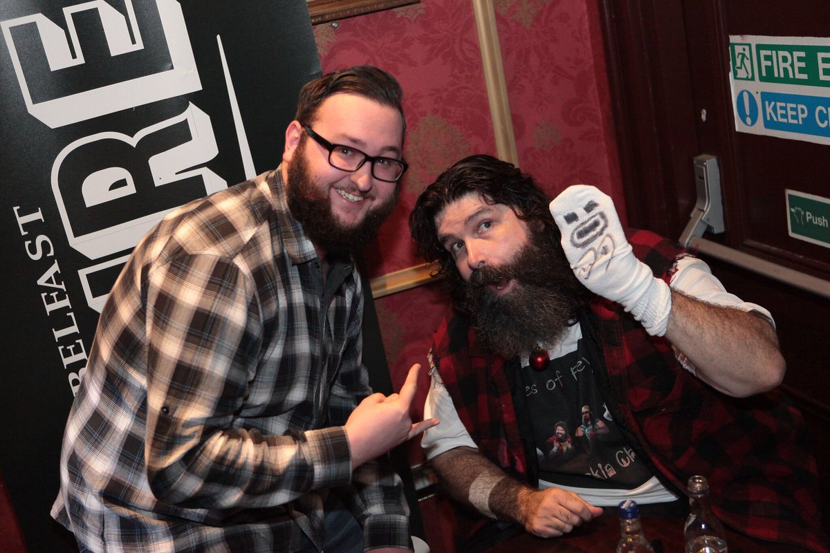 Happy Birthday @RealMickFoley, still can't believe I met him last year. Have a good 51st Mick #MrsFoleysBabyBoy