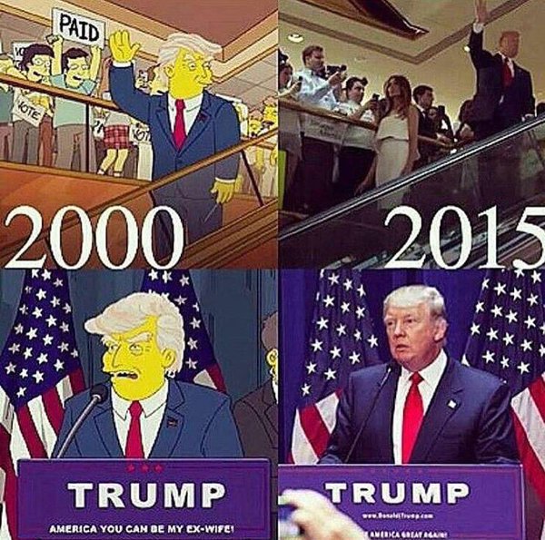 SundayChants's tweet photo. The Simpsons predict everything! https://t.co/nXfzPnGj5z