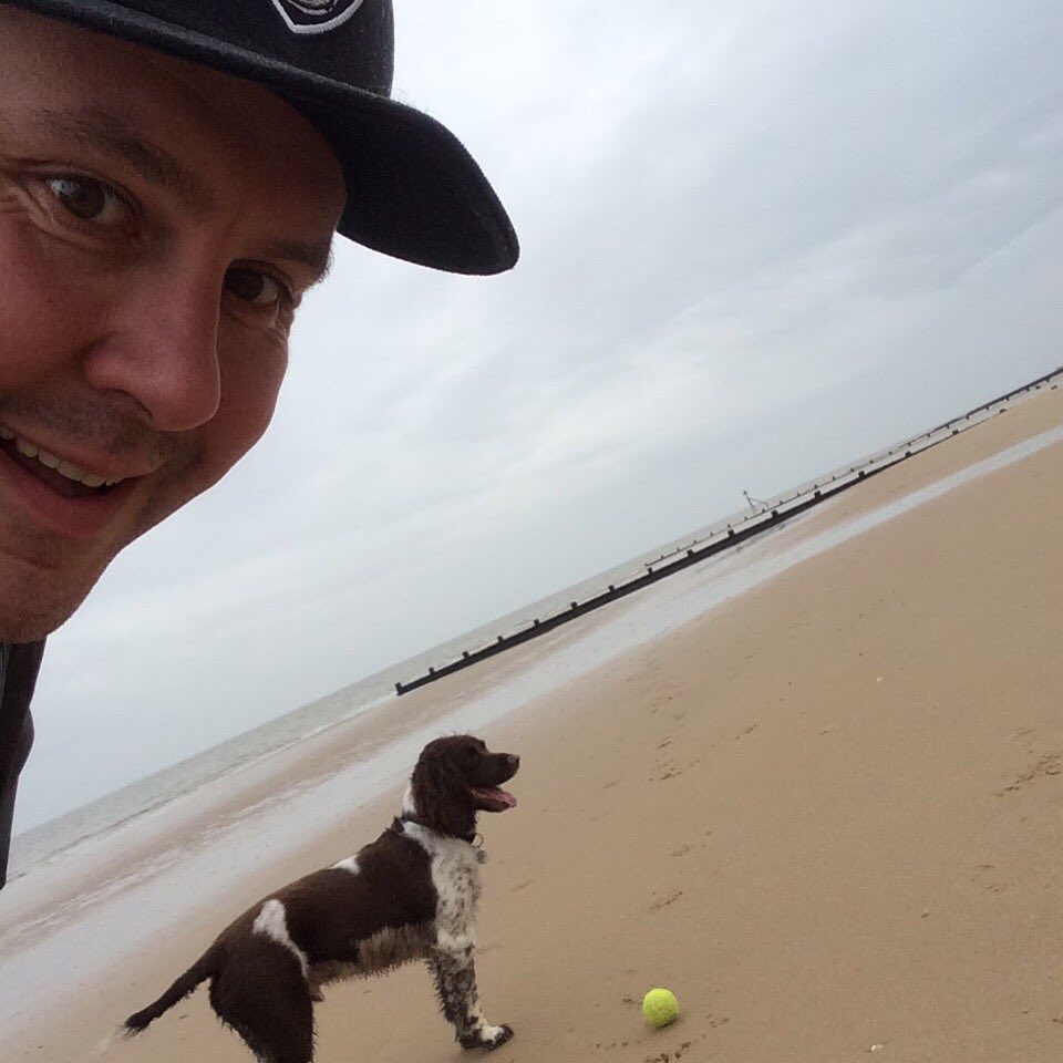 murraysmith33's tweet image. This guy thinks he's cool ! Just throw the ball will ya ! #dogslife
