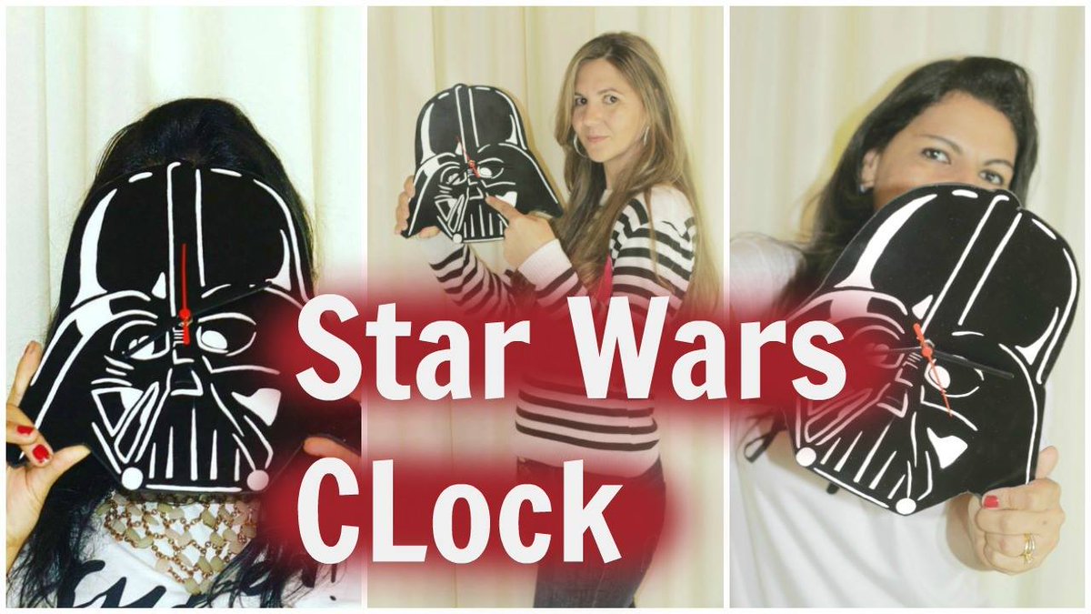 canalohhappyday's tweet photo. #diydarthvader #geekdecor #starwarsdecor #starwarsclock #darthvaderclock https://t.co/CLZY0LIWON
