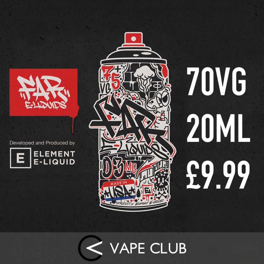 vapeclub's tweet photo. FAR eliquids from @elementeliquids - Back in Stock!
https://t.co/NzmzM4FNOt
#vapeclub #vapeuk #vape #elementeliquid https://t.co/7XANhc1bVv