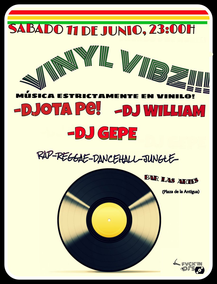 DJotaPe's tweet image. ESTE SÁBADO EN "LAS ARTES" Junto a la Antigua #Valladolid centro! solo vinilos #Backtothedayz RAP x un tubo y REGGAE